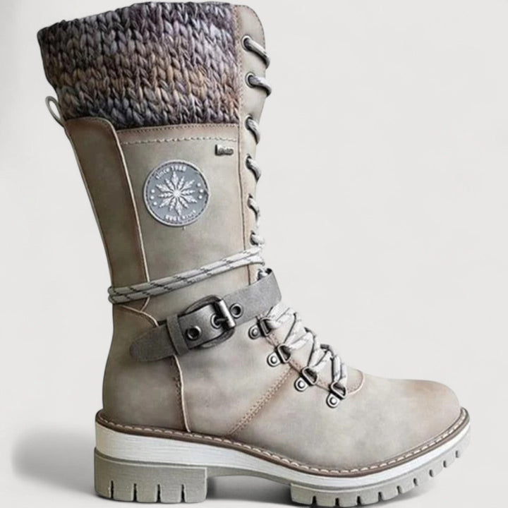 FARAH – WINTER LACE-UP BOOTS