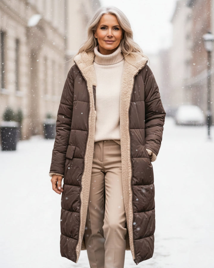 Rose Reversible Winter Coat | Two Beautiful Looks in One Timeless Design