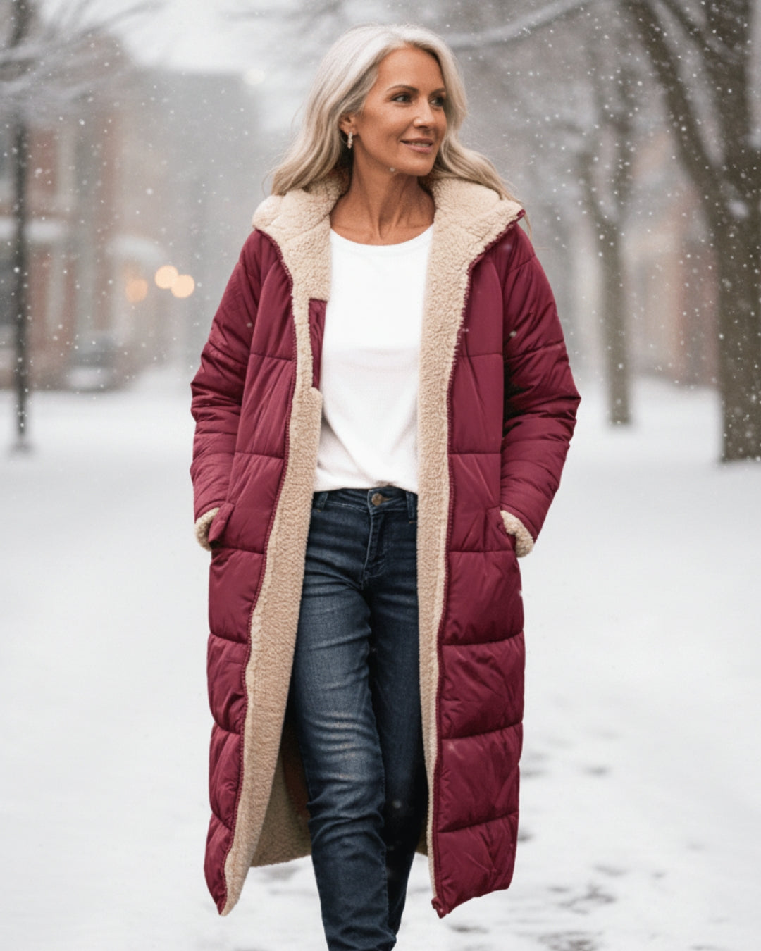 Rose Reversible Winter Coat | Two Beautiful Looks in One Timeless Design