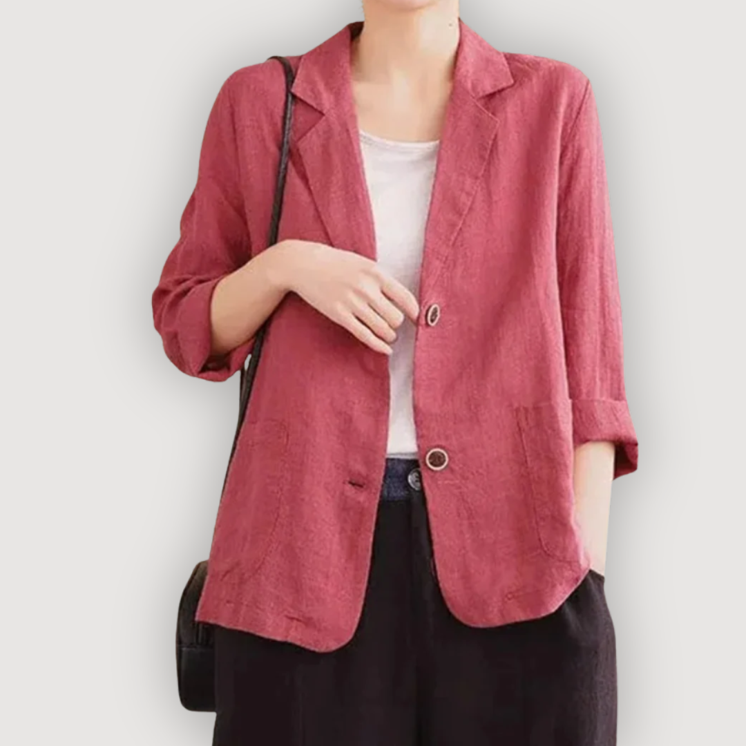 MAREN – LINEN BLAZER