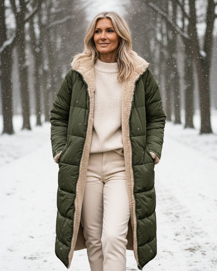 Rose Reversible Winter Coat | Two Beautiful Looks in One Timeless Design