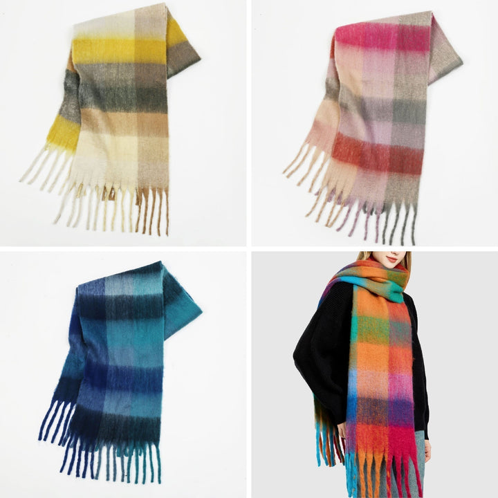 Adeline | Cashmere Rainbow Scarf