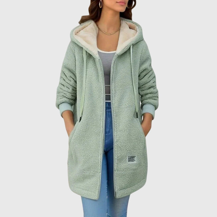 Rose Relaxed Fit Birgitta Fleece Jacket | Cozy Warmth with Everyday Elegance