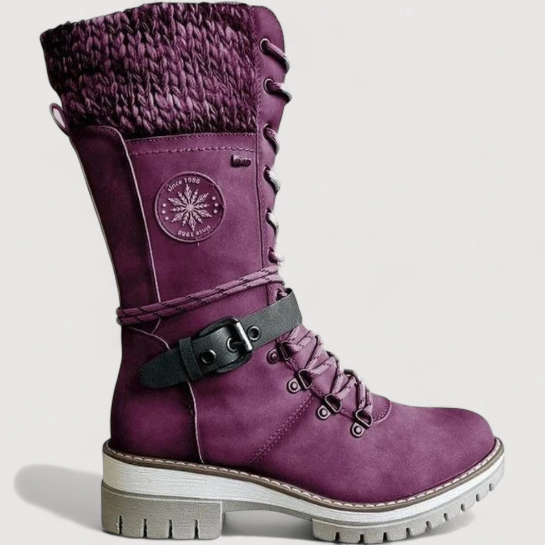 FARAH – WINTER LACE-UP BOOTS