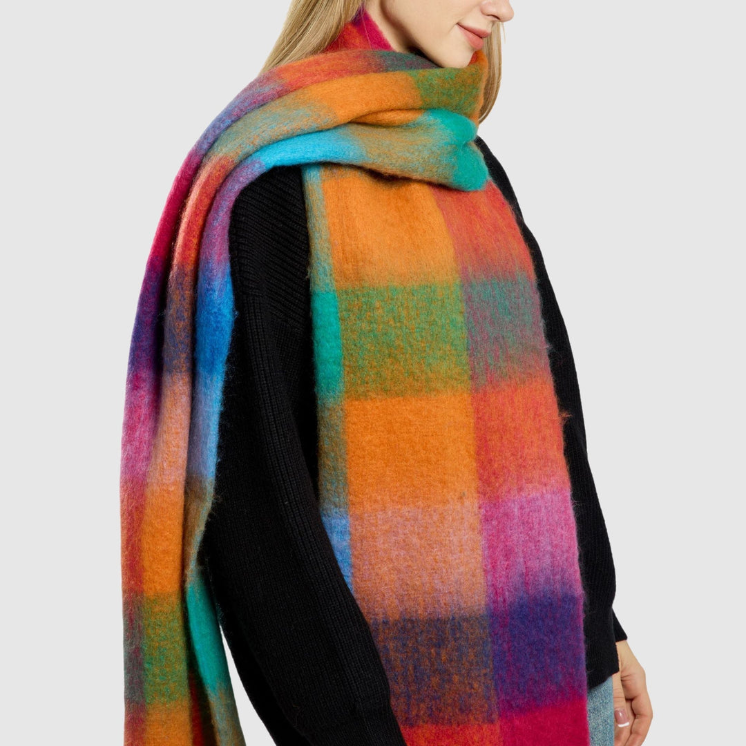 Adeline | Cashmere Rainbow Scarf