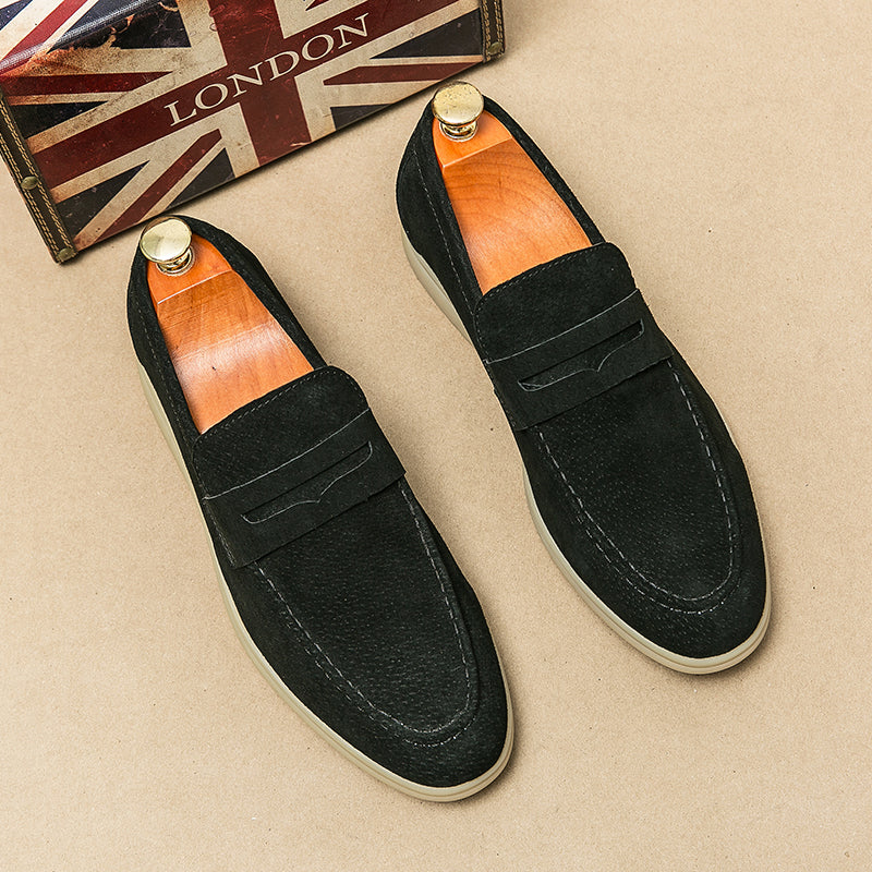 Classic Suede Slip-On Loafers | Orthopedic Comfort for Everyday Wear