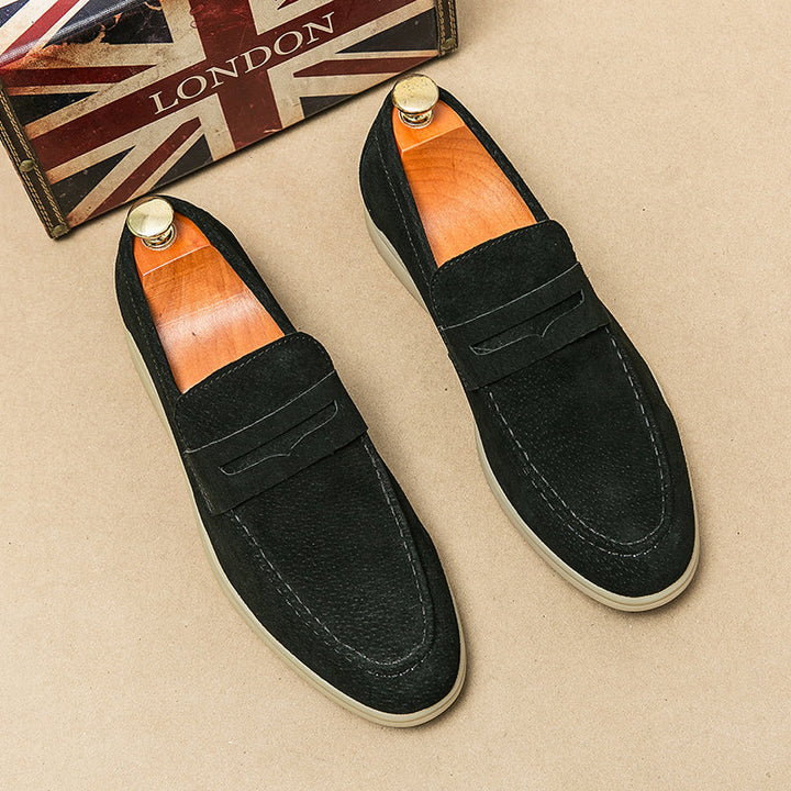 Classic Suede Slip-On Loafers | Orthopedic Comfort for Everyday Wear