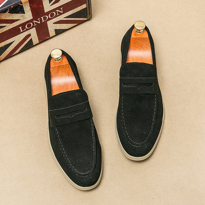 Classic Suede Slip-On Loafers | Orthopedic Comfort for Everyday Wear