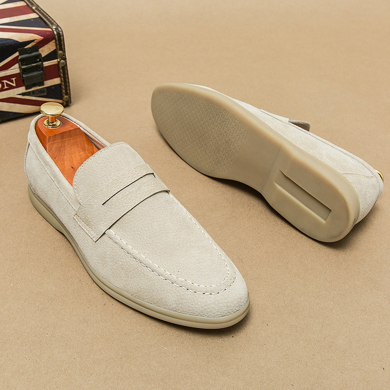 Classic Suede Slip-On Loafers | Orthopedic Comfort for Everyday Wear