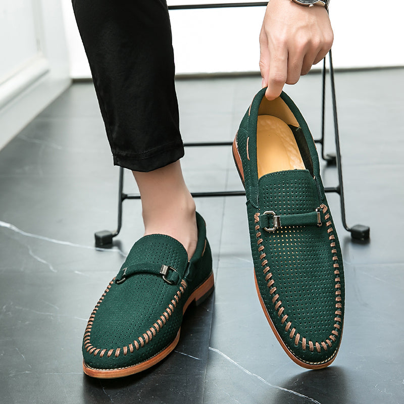 Elegant Suede Slip-On Loafers | Orthopedic Comfort & Timeless Styl