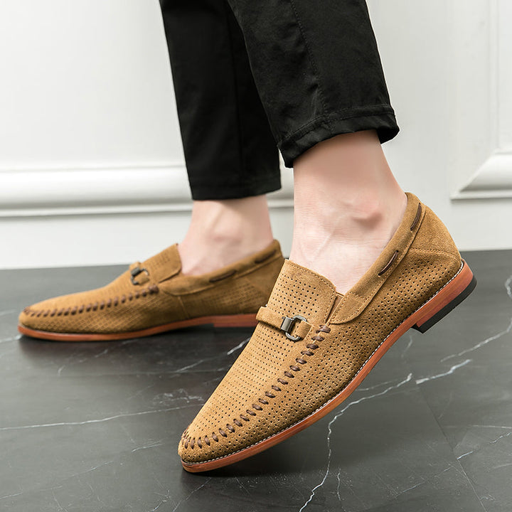 Elegant Suede Slip-On Loafers | Orthopedic Comfort & Timeless Styl