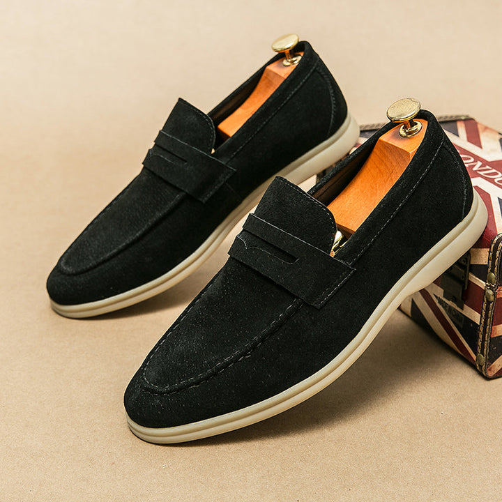 Classic Suede Slip-On Loafers | Orthopedic Comfort for Everyday Wear