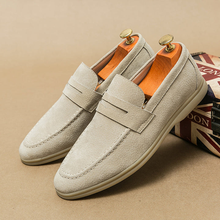 Classic Suede Slip-On Loafers | Orthopedic Comfort for Everyday Wear