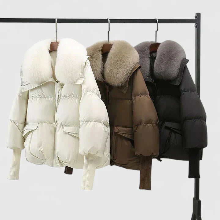 Rose Elegant-Fit Zya Jacket | Comfort and Warmth with Timeless Elegance