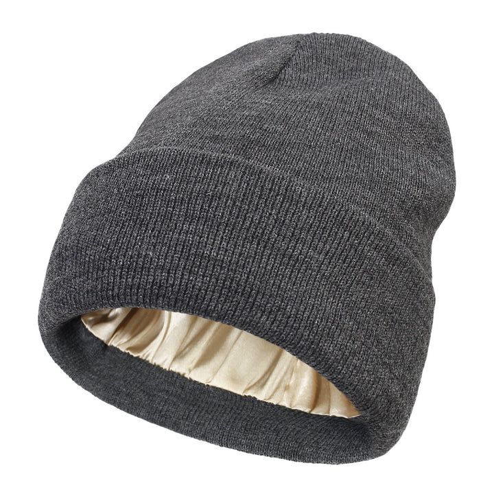 Elegant Winter Satin-Lined Beanie