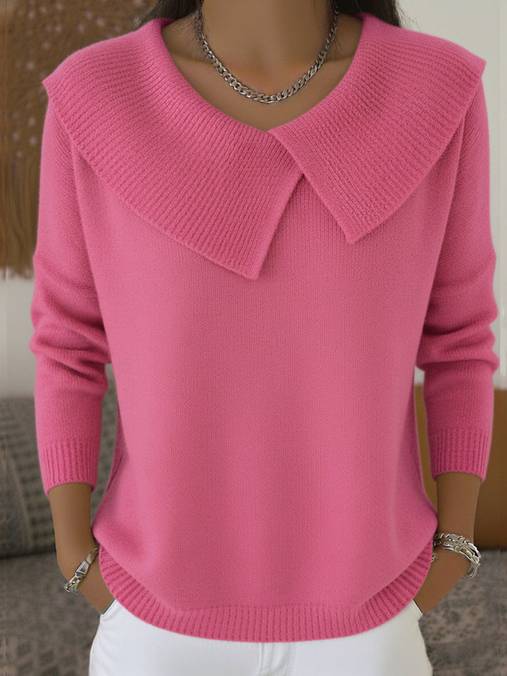 Lucia™ | Warm Sweater with Soft Collar