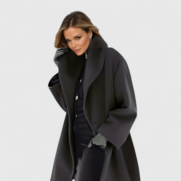 Rose Elegant-Fit Elorinda Coat | Timeless Warmth Meets Effortless Style